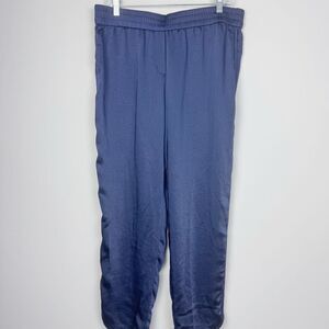 PEACE OF CLOTH | NEW Randy Elastic Waist Pull On Satin Look Pants Women’s Size L